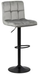 XACT Scaun de bar ABS 191B, catifea, suport picioare, rotatie 360 , cadru metalic, inaltime ajustabila, 100 kg (SKU-10057)