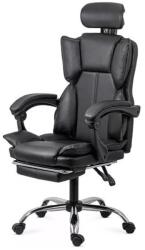 XACT Scaun directorial OFF 4151, piele ecologica, mecanism de balansare, suport pentru picioare, 130 kg (00004073-3980)