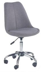 HM Scaun birou copii HM Coco 4, Ergonomic, Stofa, Cadru metalic, Inaltime ajustabila, Roti pivotante, 80 kg, Gri deschis (00002292)