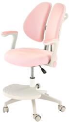 HM Scaun birou ergonomic pentru copii HM Panco, ajustabil pe inaltime si adancime, mesh, suport pentru picioare, roz (00004016)