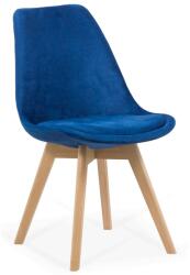 XACT Scaun living si bucatarie BUC 242V, catifea, picioare lemn, solid, 110 kg (00003890-3683)