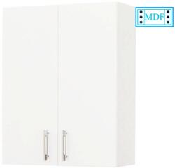 BD Dulap baie suspendat Roma, front MDF, 2 usi, polita, 60 x 68 cm, alb (00003515)