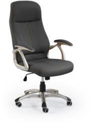 HM Scaun directorial HM Edison, Cadru Polipropilena, Piele ecologica, Inaltime ajustabila, Sistem Balansare, 120 kg, 118x64x70 cm, Negru (00001580)