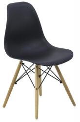 XACT Scaun bucatarie din ABS, BUC 232P, ergonomic, cadru lemn, 100 kg (00002226-1064)