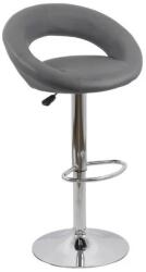 XACT Scaun bar cu spatar ABS 151, rotativ, cadru cromat, inaltime reglabila, suport picioare, 100 kg (00000860)
