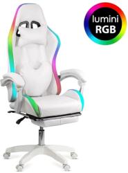 Chairs ON Scaun gaming cu lumini RBG si suport picioare OFF 298 (00003882)
