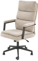 HM Scaun directorial HM Adriano, stofa, inaltime reglabila, mecanism de balansare, 100 kg, bej (00003995)