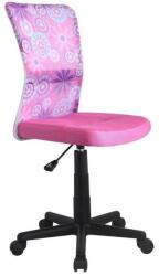 HM Scaun birou copii HM Dingo, Ergonomic, Cadru Polipropilena, Mesh, Inaltime ajustabila, 80 kg, 98x41x56 cm, Roz (00001628)