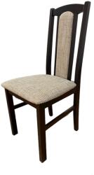 ABC Scaun de living si bucatarie, DM7 Boston, din lemn masiv fag, tapiterie stofa, 120 kg, 96x43x40 cm, Wenge (00003690)