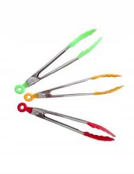  Konyhai Csipiőfogó Grillhez, Teflon És Serpenyőhöz, Húshoz, 25 CM