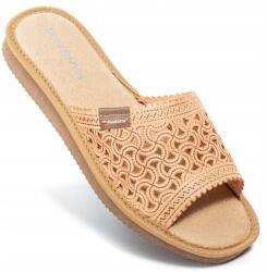 PanSzew Női Bőr Papucs Topánka Góral stílusú Házi Cipő 36-41 PanSzew (Kapcie Góralskie Damskie Pantofle Skórzane 39)