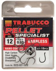 Trabucco Horgok Trabucco Pellet Specialist nr. 12 Barbless (023-67-120)
