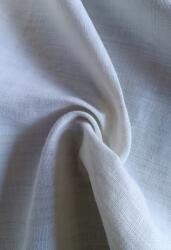  lenvászon 100% lengyel fehér 430gr/m2 ár 0, 5m ruha dekoráció függöny (orzel new lino blanc x)