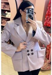  LaMilla blézer nagy csíkos zsebekkel, bézs