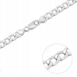 M. Jopek Ezüst Karkötő Férfi Páncél Ezüst 925 7, 65mm/24cm Gravírozás M. jopek (9998)