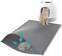  Alomszőnyeg Macskáknak Kétrétegű Méhsejt Szerkezet Szürke (B07JFGKWKH)