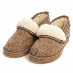 PanSzew Meleg Női Filc Papucs Természetes Gyapjúval 36-41 PanSzew (Ciepłe Pantofle Damskie Góralskie Kapcie 38)
