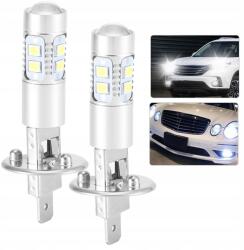  H1 Led Fényszóró Izzó Ködlámpához 6000K 3-5W Szuper Fehér