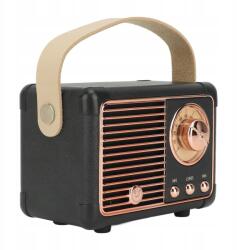Retro Hordozható Bluetooth Hangszóró Rádió Ajándék Vezeték Nélküli 400MAH (4790267100)