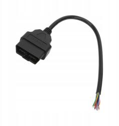  OBD2 II 16 Pin-es Férfi C Satlakozó Kábel Adapter 30CM Autódiagnosztikához (1613210032311)