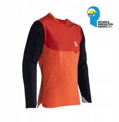 Leatt Kerékpáros Mez Mtb Allmtn 5.0 Jersey Glow Narancssárga/fekete Szín (5024120713)