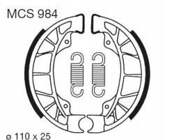 TRW Hátsó fékpofák 110x25mm (rugókat tartalmaz) Derbi Atlantis Gilera