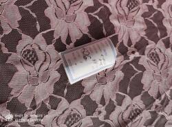  gipür csipke 0, 5 méterenként virágmintával (KO6) lazacszínű (1ko0006)