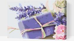  Festés számok szerint - Levendula Méret: 40x60cm, Keretezés: Keret nélkül (csak a vászon)