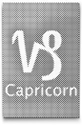  PontPöttyöző - Csillagjegy - Bak Méret: 20x30cm, Keretezés: Műanyagtáblával, Szín: Piros