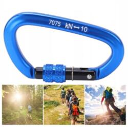  10KN Zárócsavaros Alumínium Karabiner (2718210054911)