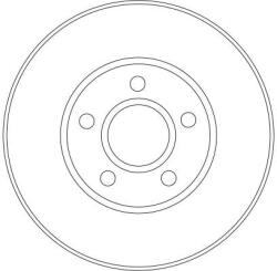 TRW DF4277 féktárcsa (1db)