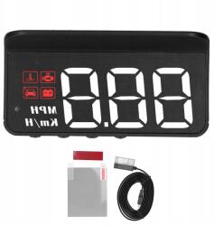  Hud OBD2 Kijelző, Head Up Projektor Szélvédőre, Riasztás Jelző