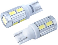 Vision Lighting W5W Led T10 12V 6000K Fehér Izzók 10x Smd Canbus Vision