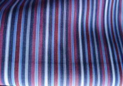 Bordó, sötétkék és fehér csíkos ing KO28 (kos00028)