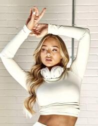 Prettylittlething Krémszínű Klasszikus Blúz Sima Hosszú Ujjú Prettylittlething 42