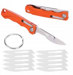  Mini Összecsukható Kés Karabinerrel Túra Multitool Szerszám (2718200138011)