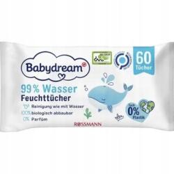 Babydream Nedves törlőkendő Babydream 99% Víz 1 x 180db (BABYDREAM)