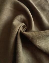  100% természetes lenvászon lengyel khaki színű, 400 gramm/m2, az ár 0, 5 méterre vonatkozik (orzel lino khaki)