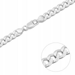 M. Jopek Ezüst Karkötő Férfi Páncél Ezüst 925 8mm/21cm Gravírozás M. jopek (9998)