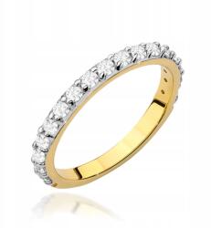 M. Jopek Arany Eljegyzési Gyűrű 585 Gyémánt 0, 34 ct