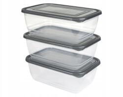 Ernesto Élelmiszertároló doboz fedővel, mosogatógépben mosható, 2000 ml, 3 db (4335633027763)