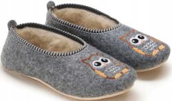  Női baglyos bambusz papucs, bélelt, 39-es méret ajándék (kapcie, bambosze, pantofle)