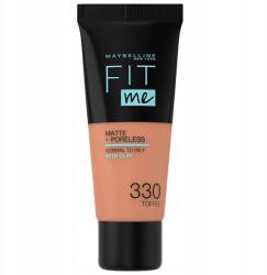 Maybelline Mattító alapozó Maybelline Fit Me! Matte Poreless 330 Toffee 30 ml (3600531359072)