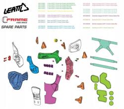 Leatt Felső Keret C-frame Carbon És Pro Carbon Jobb Térdvédőkhöz