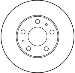 TRW DF2721 féktárcsa (1db)