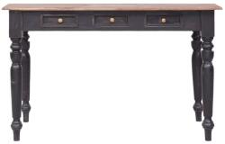  Birou cu 3 sertare, 117 x 57 x 75 cm, lemn masiv de mahon (283907)