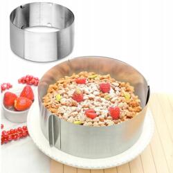  Sütőforma Tortához, Állítható, Tortakarika, 16-30CM (FORMA RANT DO CIASTA)