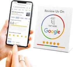 Stojak Google Stand Nfc Personalizowany do wystawiania recenzija (E00008)