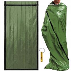 Aptel Vészhelyzeti Hálózsák Vízálló Túlélőzsák Thermo Mentő Takaró Szósz (AG404D)