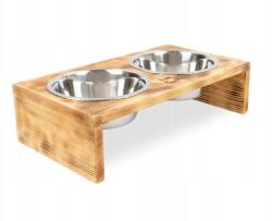 RF-Deer Fa kutyabüfé állvány tálak 2 x 0, 9 L 41 x 22 x 10 cm (5903919091280)